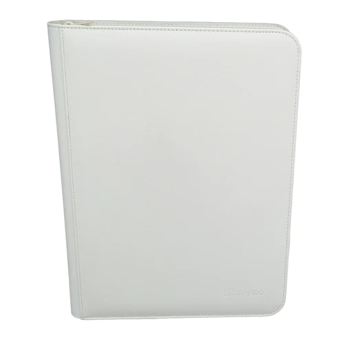 Vivid Zippered 9-Pocket - White